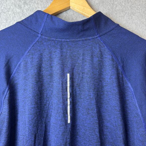Nike Element Running Pullover Mens XXL Dri-Fit Blue Reflective Long Sleeve - Picture 8 of 14